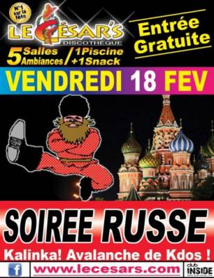 soirée RUSSE