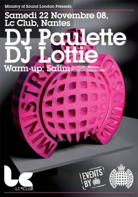 Dj Paulette & Dj Lottie – Ministry of Sound (part. 1)