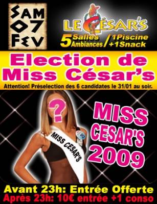 Election de miss cesar’s