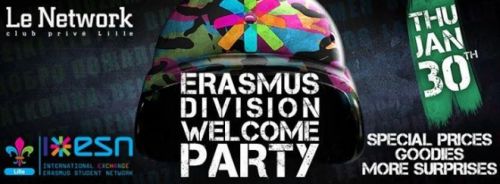 ERASMUS DIVISION WELCOME PARTY  by ESN Lille