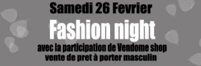 fashion night avec Vendome shop