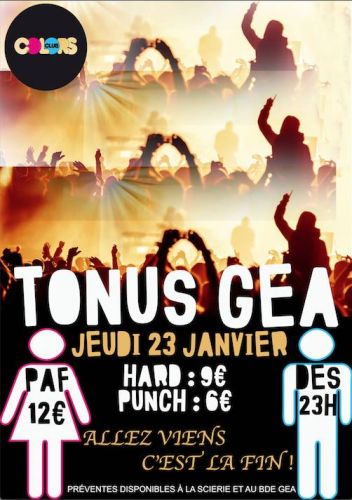 Tonus Fin de Partiels – GEA Nantes