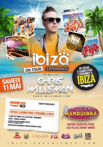 Ibiza On Tour avec Chris Willsmann en mix live !