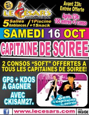 capitaine de soirée