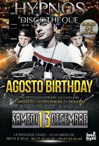 Agosto Birthday