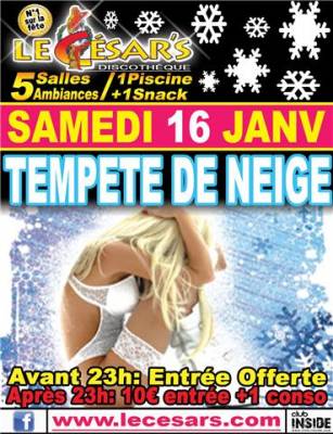 TEMPETE de NEIGE