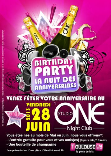 BIRTHDAY PARTY / NUIT DES ANNIVERSAIRES