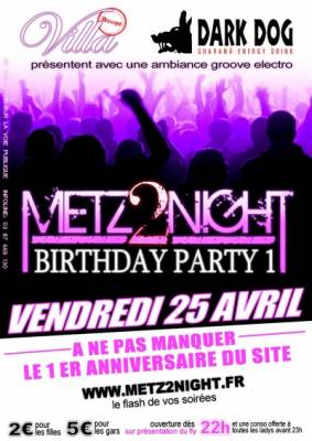 Metz2Night Birthday Party 1