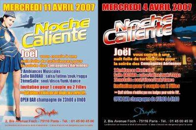 NOCHE CALIENTE COMPAGNIES AERIENNES