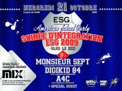 soirée integration de l ‘esg