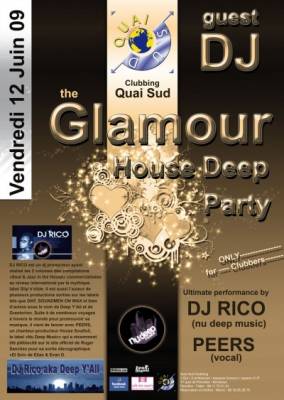 The glamour house deep party