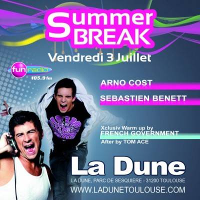 Summer Break Party whit ARNO COST // SEBASTIEN BENETT