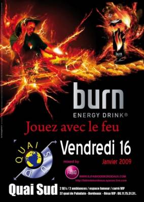 Soirée Burn Energy Drink 2009