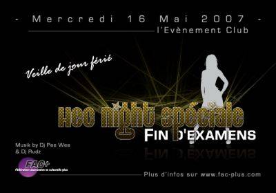 HEC Night Spéciale Fin d’Exam