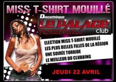 Élection Miss t-shirt mouillé