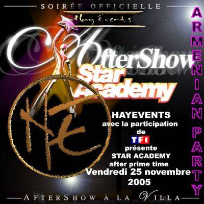 SOIREE ARMENIENNE – STAR ACADEMY AFTER SHOW