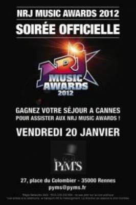 SOIREE OFFICIELLE NRJ MUSIC AWARDS 2012