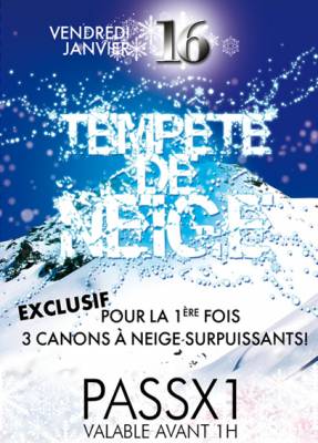 Tempête de neige