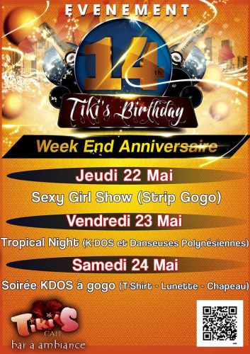 Sexy show. 14 ans Tiki’s