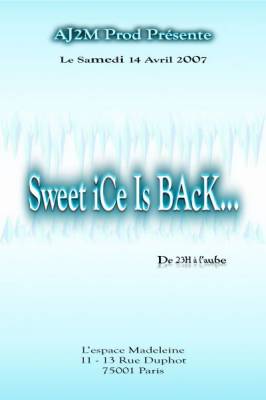 Sweet ice is back…