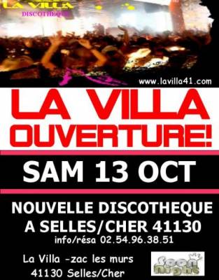 Ouverture ! La Villa