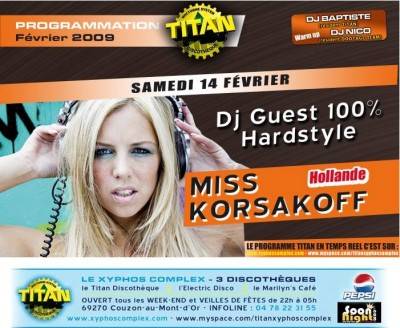 Miss KORSAKOFF  Mix Live