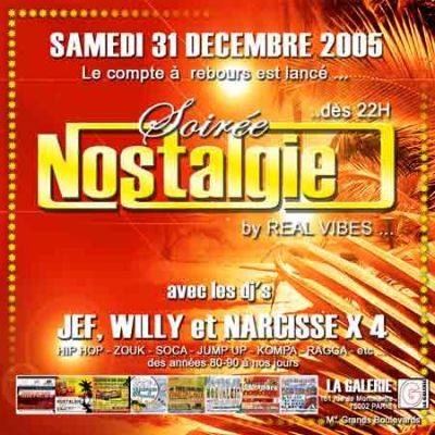 REAL VIBES 100% NOSTALGIE DU NOUVEL AN A LA GALERIE