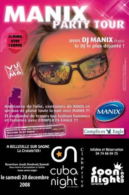 MANIX PARTY TOUR