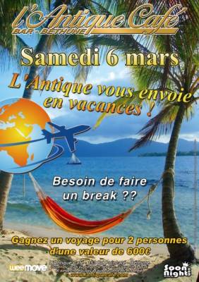 L’antique vous envoie en vacances !