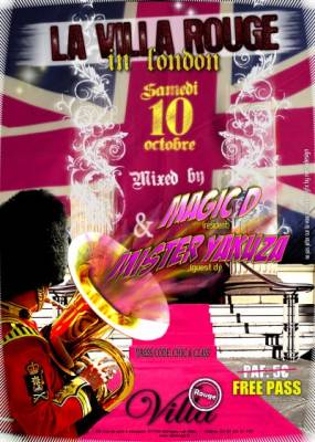 La Villa Rouge In London with MAGIC D & Mister YAKUZA