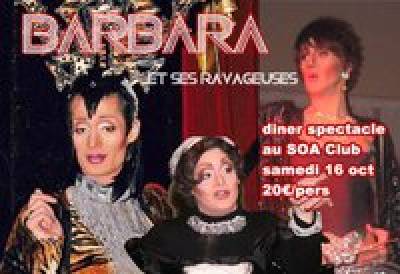 SOIREE CABARET – diner spectacle avec Barbara et ses ravageuses