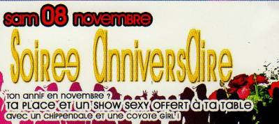 soirée anniversaire