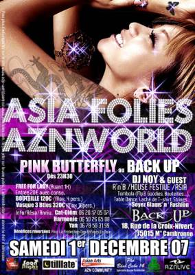 PINK BUTTERFLY -ASIA FOLIES & AZN-WORLD