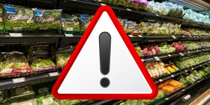 Alerte santé ne mangez plus cette salade en sachet achetée dans ce célèbre supermarché !